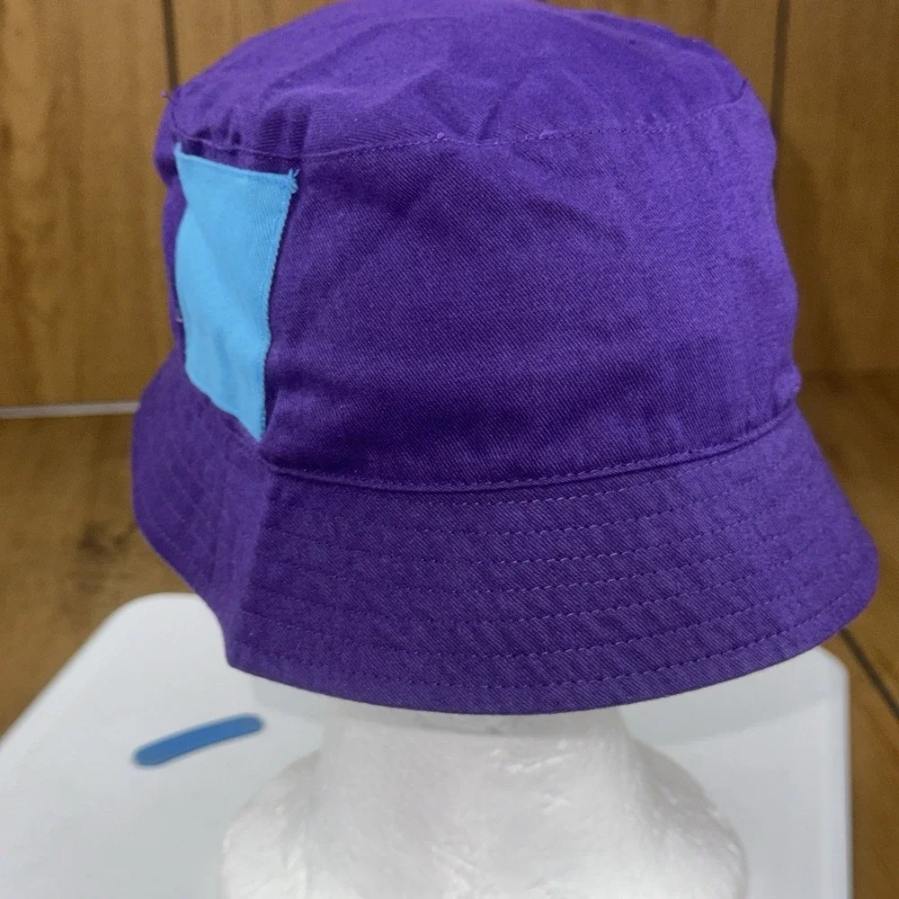 Vintage Franklin The Turtle Purple Bucket‎ Hat Kids 90s Y2K Cute